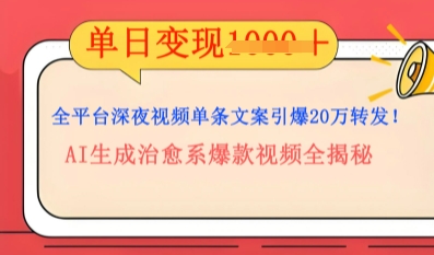 全平台深夜文案新风口:DeepSeek生成百万播放量金句,治愈系内容涨粉速度快4倍-轻创终点站